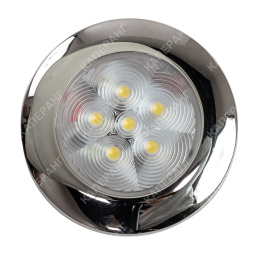 Светильник каютный светодиодный, нержавеющий корпус (00758-WH)